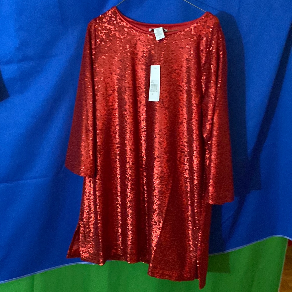 Red Red Sparkling Dress